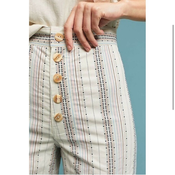 Anthro’s The Odells stripe sailor pants - Picture 4 of 10